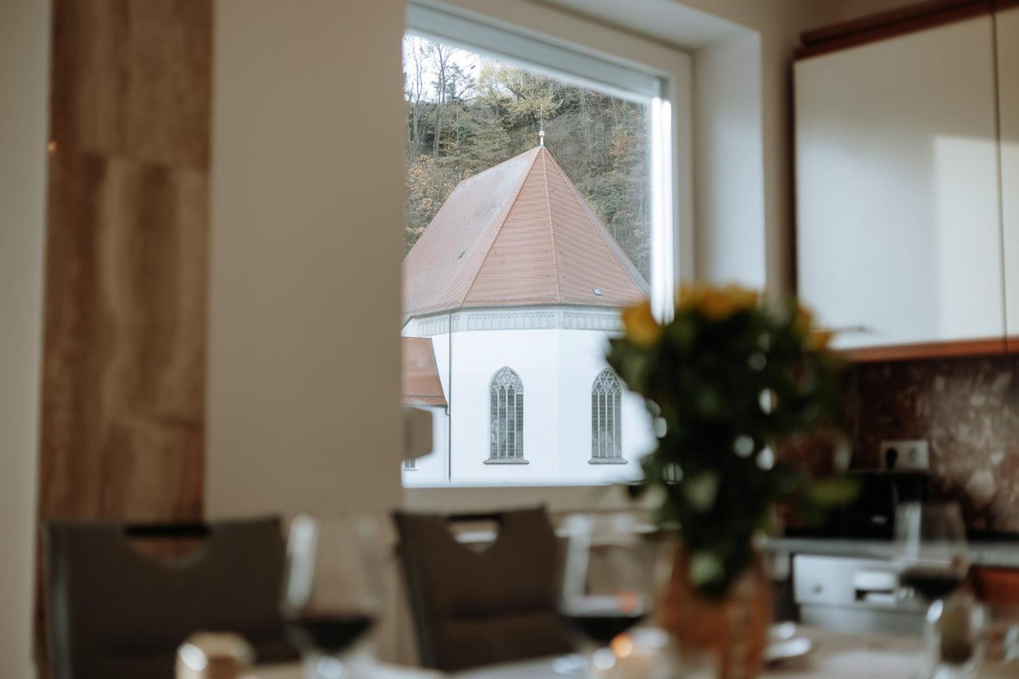 Stilvolles Appartement Mit Blick Auf Das Dreifluesse-Eck Passau Exterior photo